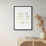 Don’t Call Me