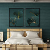 Emerald Ginkgo - Set of 2