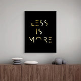 Less Is More