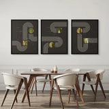 Linear Luxe - Set of 3