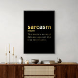 Sarcasm (noun)