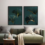 Emerald Ginkgo - Set of 2